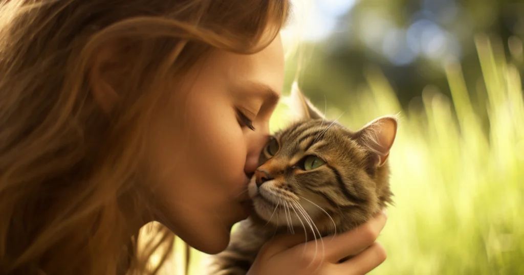 whiskerwitty-cat-young-woman-affection