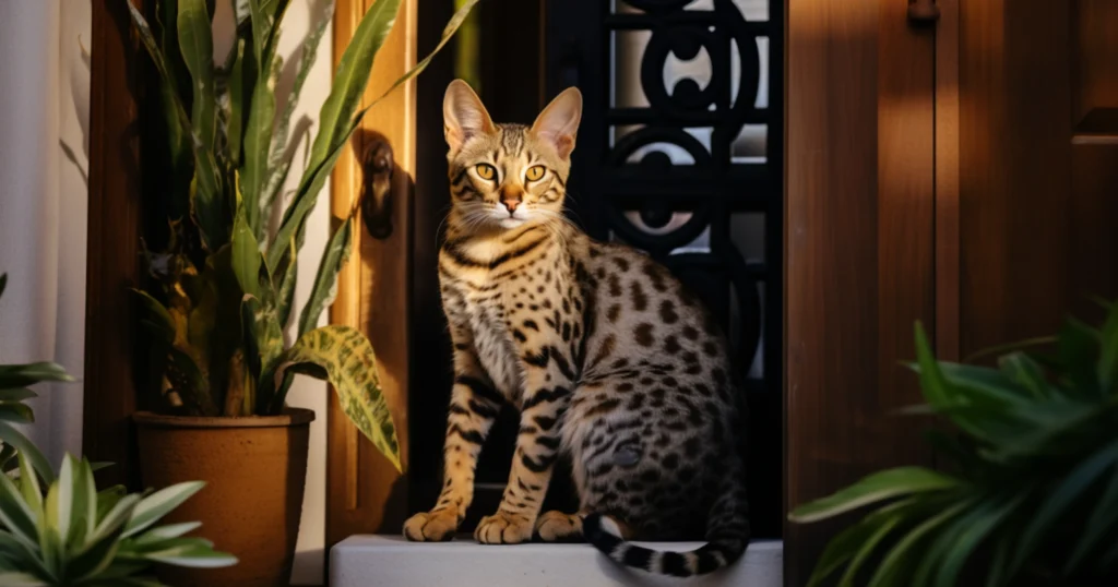 whiskerwitty-african-savannah-cat-sunrise