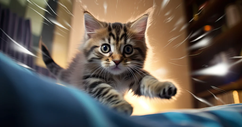 whiskerwitty-kitten-motion-blur-on-bed