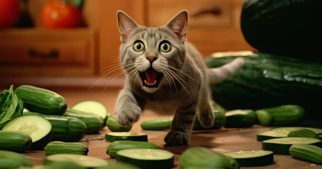 The feline cucumber fear why are cats afraid of cucumbers whiskerwitty