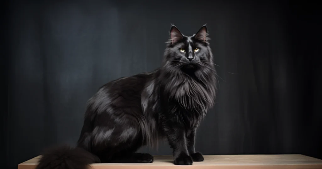 whiskerwitty-black-norwegian-cat-breed-photoshoot-fullbody